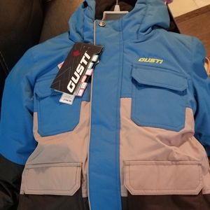 Boys Gusti winter jacket and snow pants brand new with tags.